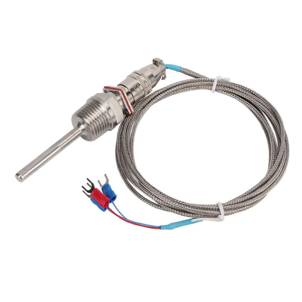 (As Show, One Size) Wzpâ270 Temperature Sensor Pt100 Stainless Steel Temperature Probe With High Accuracy And Quick Resp 6909775608074