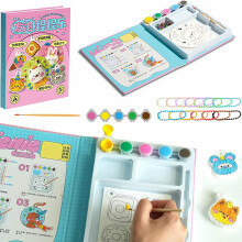 3D Drawing Magic Canvas Sponge, Magic Puffy Paint, Puffy Popcorn Drawing Texture Painting Kit, DIY Bubble Drawing Pens Art Supplies
