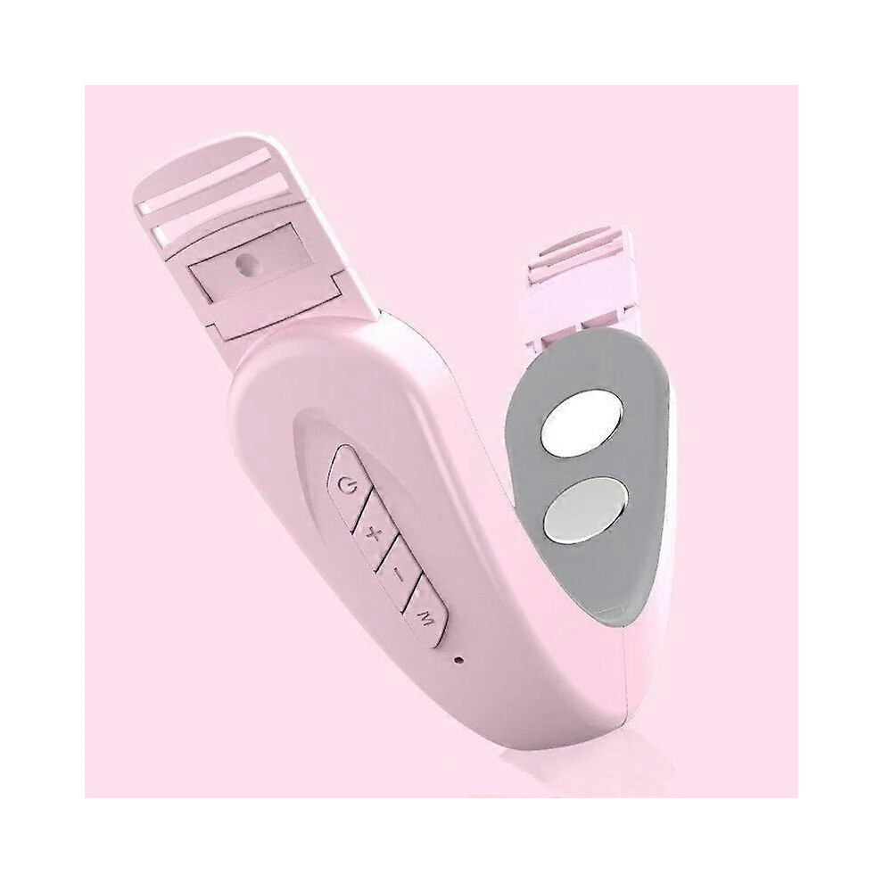 Pink ( Intelligent Voice) Contourflex Massager For Face, Contour Flex Facial Sculpting Device For Chin