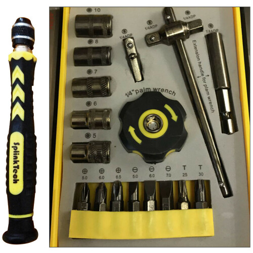 47Pcs Screwdriver Set Precision Repair Tool Kit Hex Torx Star Bits with Case 1