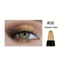 DNM Beauty Multipurpose Sparkle & Metallic Long-lasting Waterproof Eyeshadow Stick #06 Desert Gold