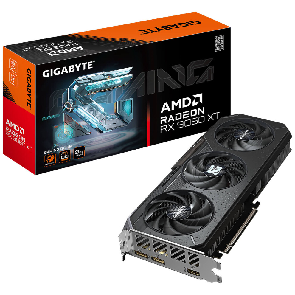 Gigabyte Radeon RX 9060 XT GAMING OC 8G GV-R9060XTGAMING OC-8GD GDDR6