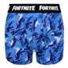FORTNITE Camo Blue Boxer Shorts | Unisex Gaming Cotton | Size XL