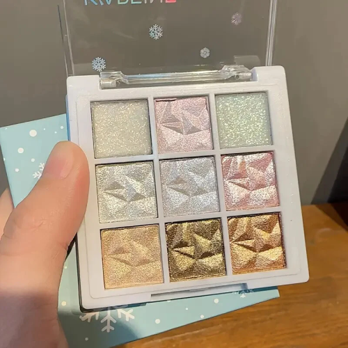 Frosty Nine-Colour Shimmer Eyeshadow Palette