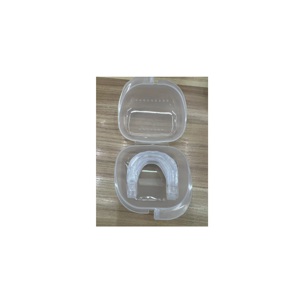 (Clear) Adjustable Anti Snoring Mouthpiece Guard Anti Snore Sleep Apnea Teeth Grind