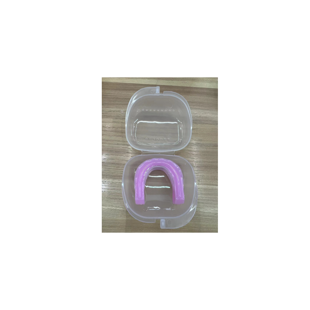 Pink (Pink) Adjustable Anti Snoring Mouthpiece Guard Anti Snore Sleep Apnea Teeth Grind