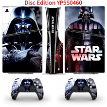 (YP5S0460) For SONY PS5 Slim Disc Edition Star Wars Console Controller Vinyl Skin Sticker