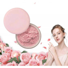 (Color 01) Blurring Powder, Pink Setting Powder, Blurring Setting Powder, Waterproof Pink Setting Powder for Oil Control, Long Lasting Makeup
