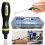 8Pcs Screwdriver Set Ratchet Phillips Slotted Torx Bit CR-V Tools Case 1