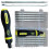 8Pcs Screwdriver Set Ratchet Phillips Slotted Torx Bit CR-V Tools Case 2