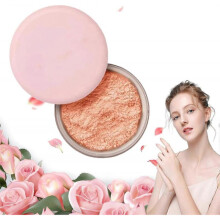 (Color 02) Blurring Powder, Pink Setting Powder, Blurring Setting Powder, Waterproof Pink Setting Powder for Oil Control, Long Lasting Makeup