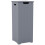 (Grey) Small Laundry Hamper Box Bathroom Storage Unit FSC 6