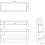 3 shelf Wall Mounted Hanging Rack Storage - Grey FSC 100% 4