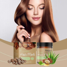 (3pcs) Intensive Hair Mask with Argan Oil, Castor Oil and Aloe Vera , Deep Hydrating Repairing CareMake your hair healthier
