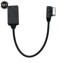 (musta)Audi A3 A4 B8 B6 Q5 A5 A7 R7 S5 Q7 A6L A8L A4L AMI MMI MDI langaton Aux Bluetooth-sovitinkaapeli