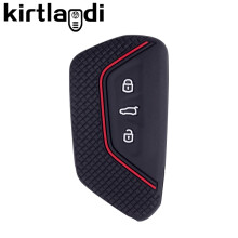 (Musta) auton avaimen suojus VW Golf 8 Mk8 2020 Skoda Octavia 4 8 A8 MK4 VAG Group 2021 Seat Leon kotelot Avain
