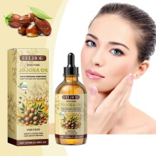 (1PCS) Jojoba Oil, 100% Pure Jojoba Oil Cold Pressed for Face, Natural Moisturizer Jojoba Carrier Oil Facial Oil for Gua Sha Massage