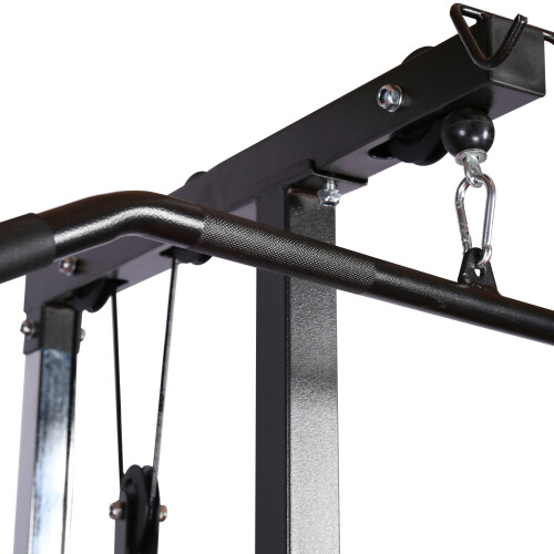 RIP X Stationary Lat Pulldown Machine with Extra Pulley for Seated Rows and Strap for Weighted Ab Crunches 1