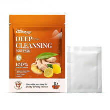 (1pack Foot patch) 50pcs Detox Foot Patches Ginger Cleansing Foot Pads Natural Remove Dampness Toxins Relieve Stress Improve Sleep Body Foot Care