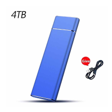 (Sininen 4 Tt) Nopea 2 Tt 4 Tt 16 Tt SSD Kannettava ulkoinen SSD-kiintolevy USB3.1-liitäntä Mobile Hard