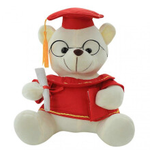 Plush Teddy Bear Cute Animal Dolls Graduation Gifts Plush Toy Stuffed Animalred35cm