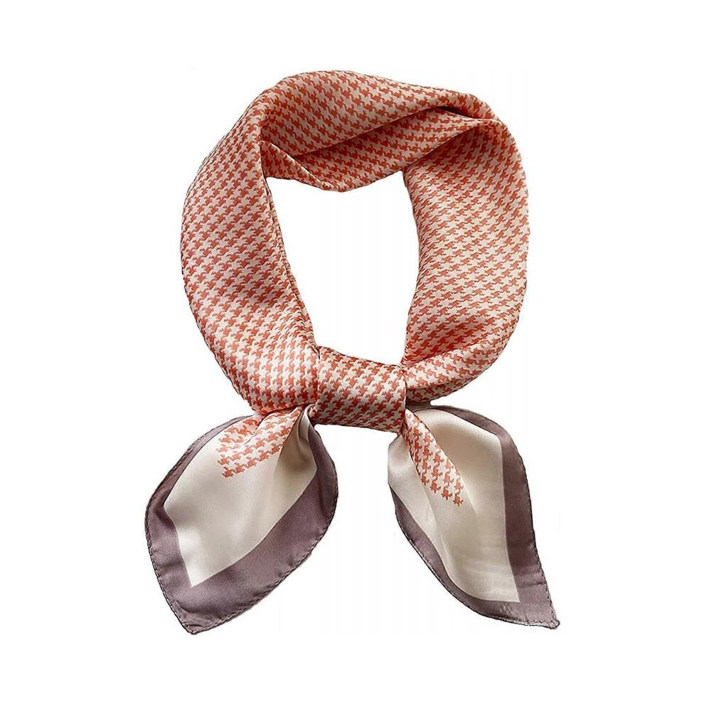 Foulard en soie léger pour femmes Longueur du turban carré 70cm