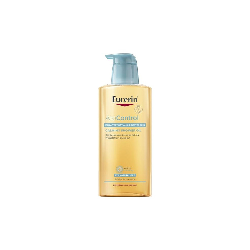 3 x Eucerin Ato Control Calming Shower Oil 400ml