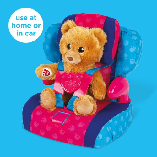 Casdon Build-A-Bear Workshop Jouet d’ami à fourrure Siège d’appoint d’auto 2
