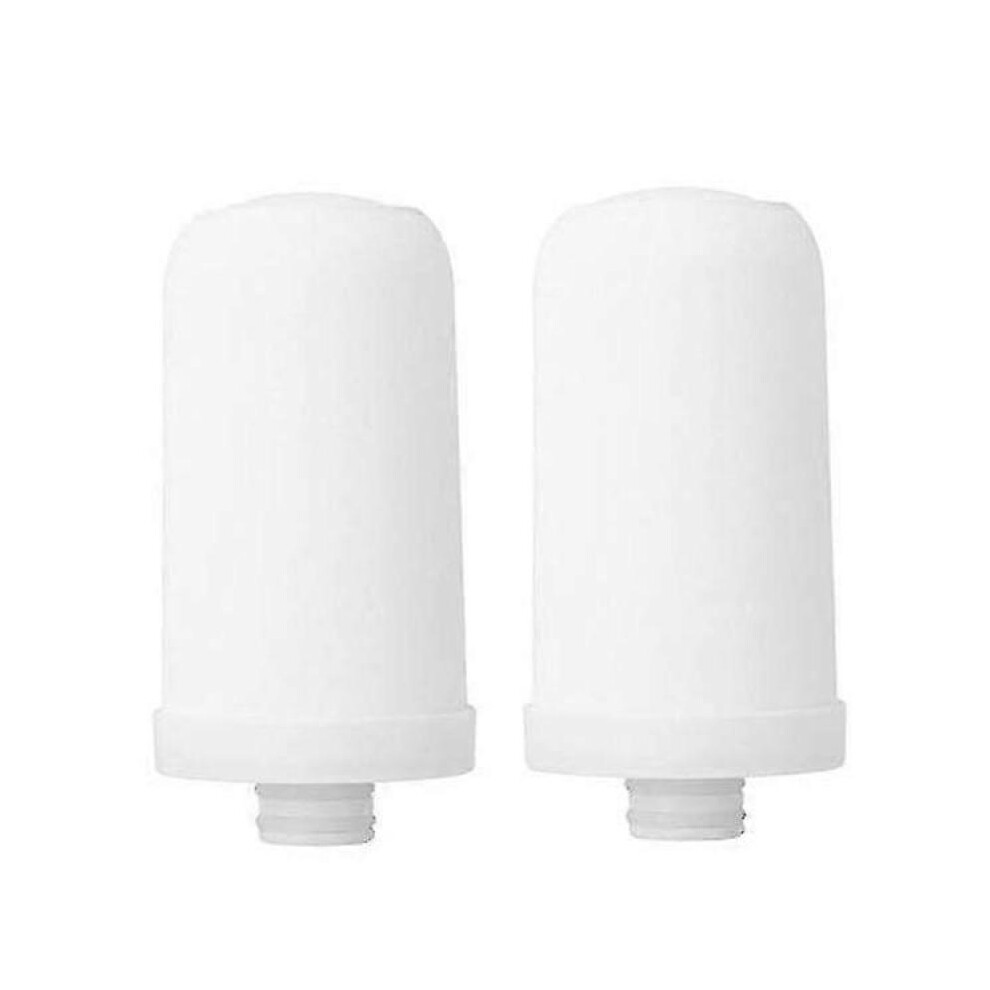 2pcs Ceramic Filter Water Tap Filtration Tap Water Filter Replacement Kitchen Faucet Purifier (Filtre à eau en céramique pour robinet de cuisine)
