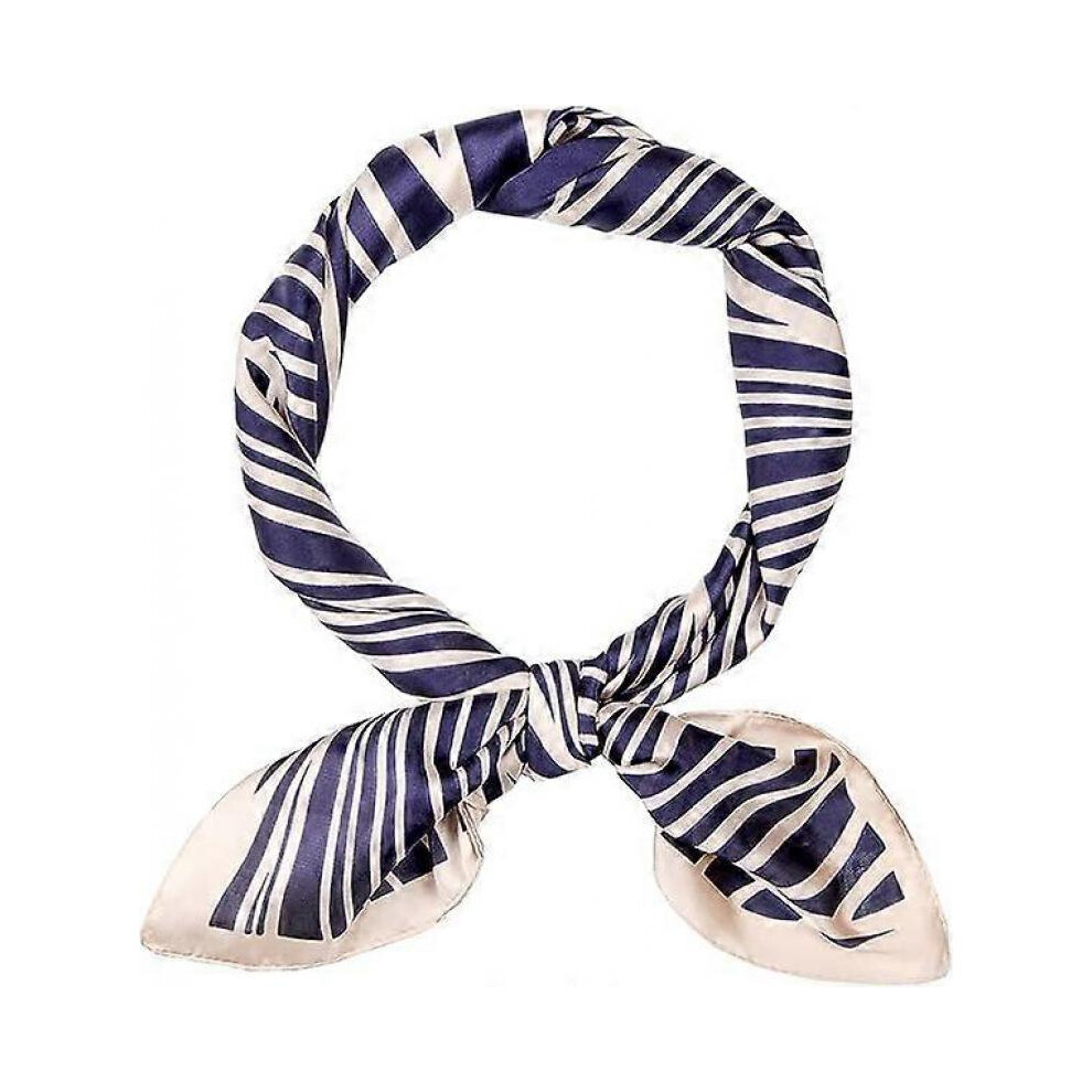 Foulard carré en satin de soie pour femme 27" Foulard pour cheveux Foulard pour le cou Bandanas Headwear