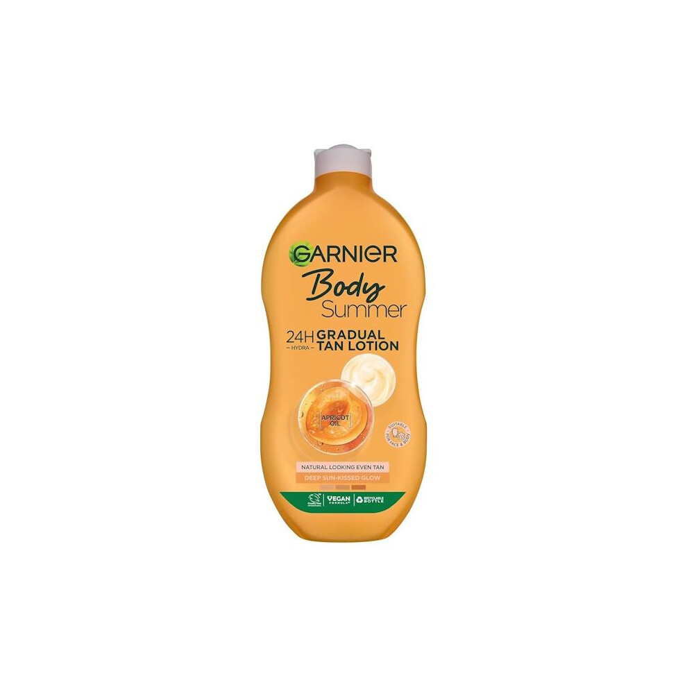 Garnier 2 X Body Summer Moisturising Lotion Deep Sun-Kissed Glow 400Ml