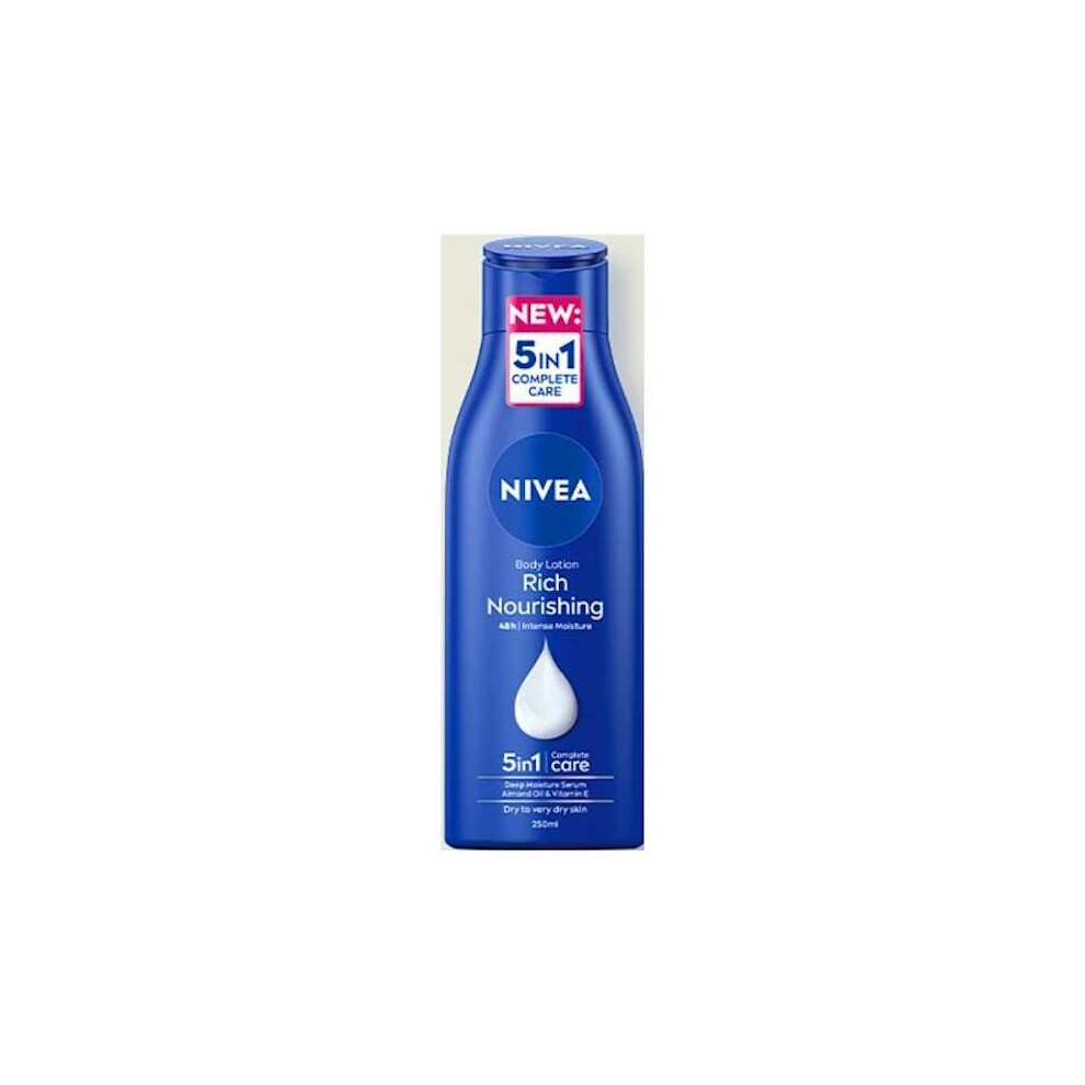 Nivea 6 X Body Lotion Rich Nourishing 250Ml