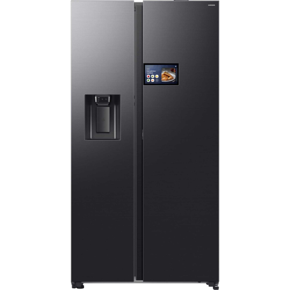 Samsung RS90F64EEFEU 621L Bespoke AI Series 9 Smart Side-by-Side Fridge Freezer - Black