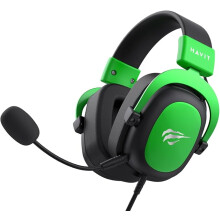 Havit Gamenote H2002D Gaming Headset with Microphone - Green/Black