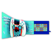 Pop Up Father's Day Card & Chocolate Treat Tray Gamer Dad Card & Gift