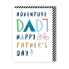 Adventure Dad Happy Father's Day Outdoor Dad Father's Day Greeting Card