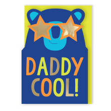 Daddy Bear Daddy Cool Father's Day Greeting Card