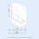 NES Home Nes Home White 1700 Shower Screen Bath Panel - Single Ended Bathtub 8