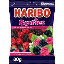 HARIBO Berries Gummy Candy 5 x 80g