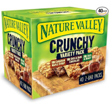 Nature Valley Crunchy Granola Bars Variety, Pack of 40 Bars