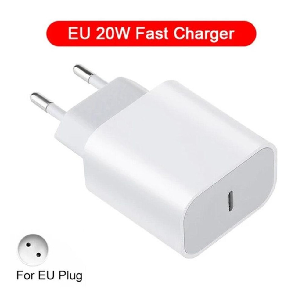 (EU) Pd 20w Fast Charger For Apple Iphone 15 14 13 12 11 Pro Max Plus Fast Charging Type C Usb C Chargers Data Wire Phone Accessories