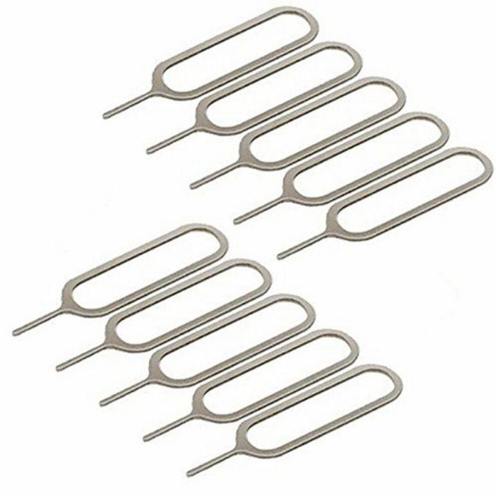 (white, 10 PCS) Sim Card Tray Ejector Eject Pin Key Removal Tool For Iphone Apple 15 14 13 Pro Max 12 11 6 6s 7 Plus Xiaomi Note 7 8 Mobile Phone Accessories