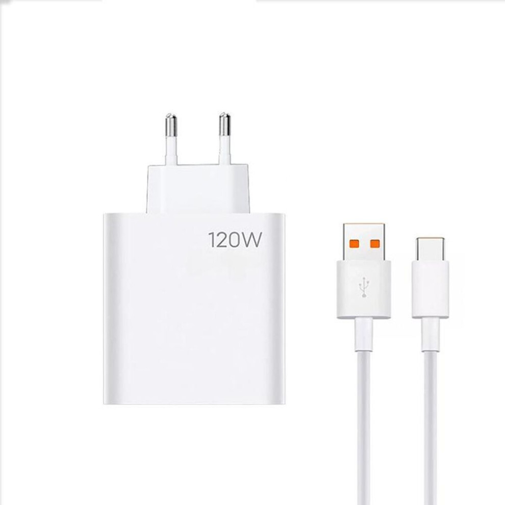 (white, EU) For Xiaomi 120w Charger EU Adapter Fast Charge 6A Type C Data Cable For Xiaomi 14 13 Pro Redmi K50 Ultra Note 12 13 Pro+ K60 Pro 5G