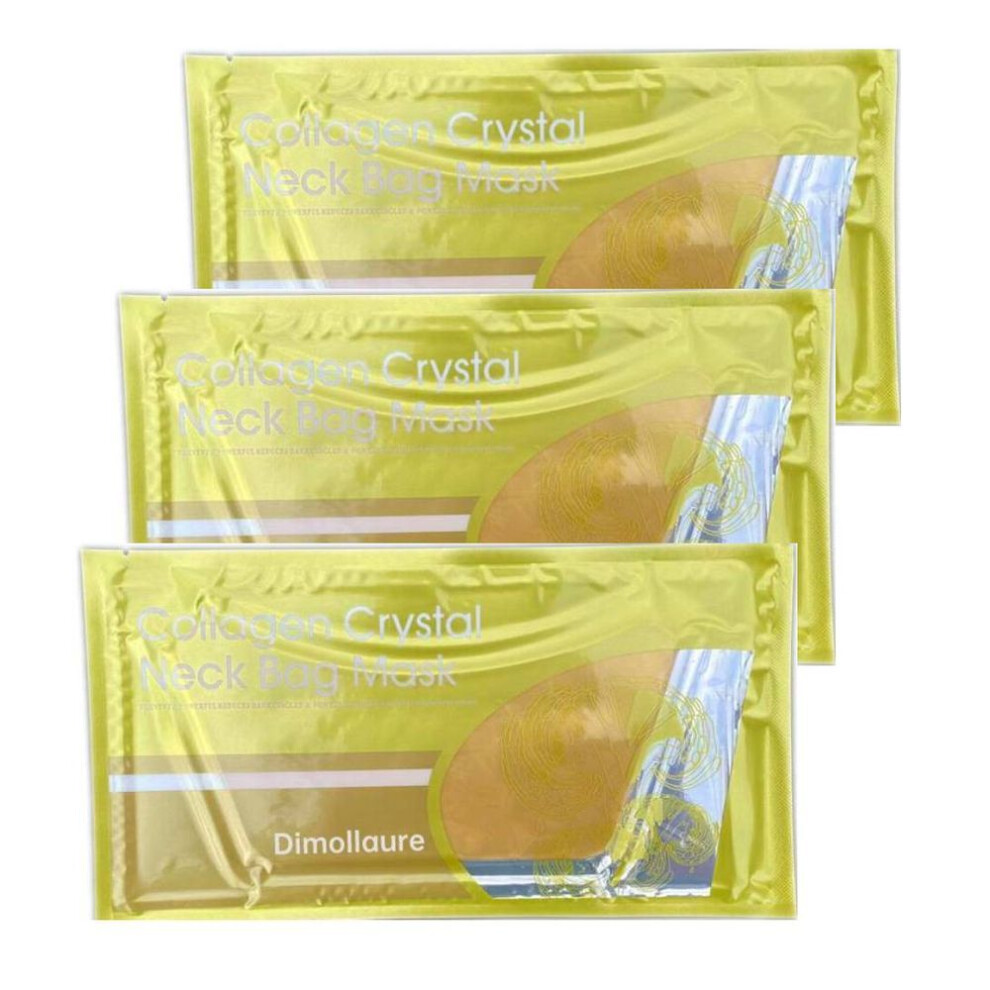 3pc Collagen Moisturizing Neck Mask, Fade Fine Lines Firming Skin Care Neck Patchs