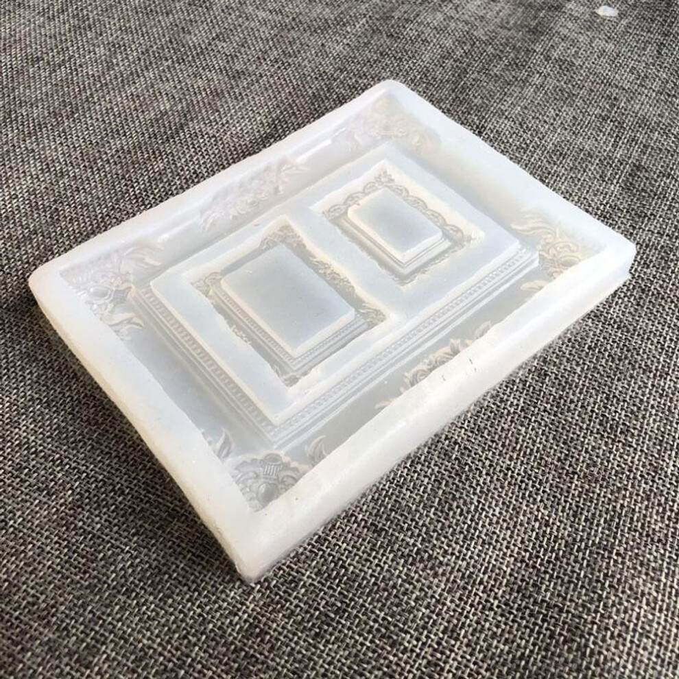 Photo Frame Resin Mold Silicone Picture Frames Fondant Mould Art Craft Tool Diy