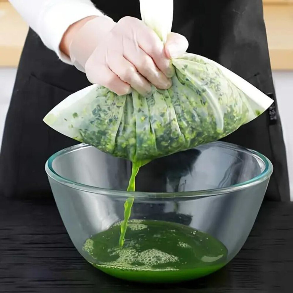 Premium Nylon Nut Milk Bag - Reusable Fine Mesh Food Strainer For Kitchen, Efficient Brewing & Straining, Easy Clean, Durable Multi-functional Gad
