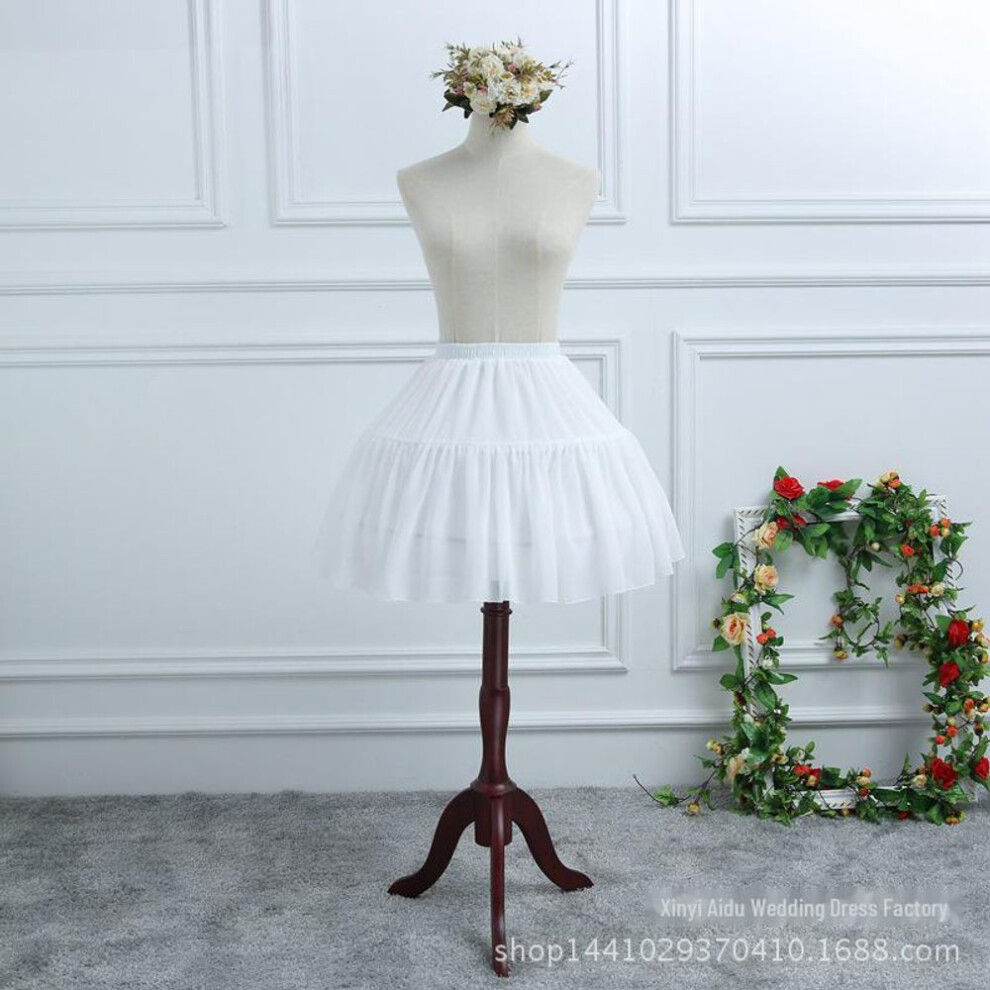 Cosplay Fishbone Skirt: Adjustable Lolita Carmen Petticoat For Soft Girl