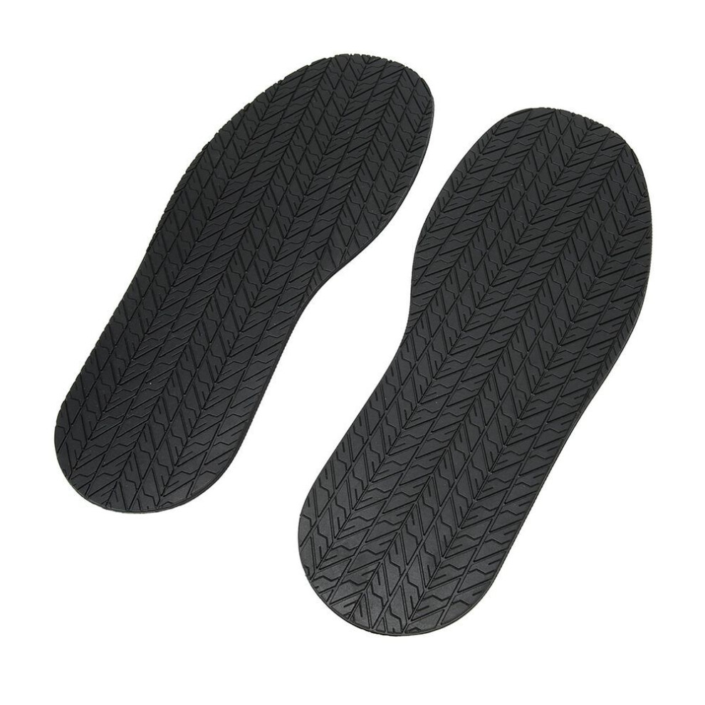 1 Pair Full Soles 12.7in Long 4.9in Wide Anti Slip Noise Reduction Shoe Rubber Sole For Repair