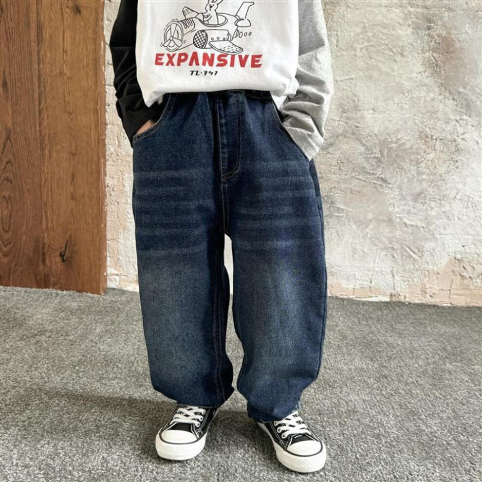 Boys' Versatile Soft Jeans 2024: Stylish Spring & Autumn Korean Long Pants for Kids