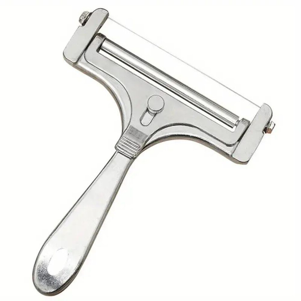 1pc Adjustable Cheese Slicer - Easily Cut Perfectly Thin Or Thick Slices, For Restaurant Use